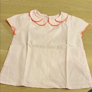 Jacadi Pink Blouse with Orange Accents
